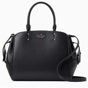 Kate Spade Tegan Medium Satchel.  NWT.  Black